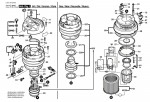 Bosch 0 601 975 841 GAS 12-50 RF Industrial Vacuum Cleaner 110 V / GB Spare Parts GAS12-50RF